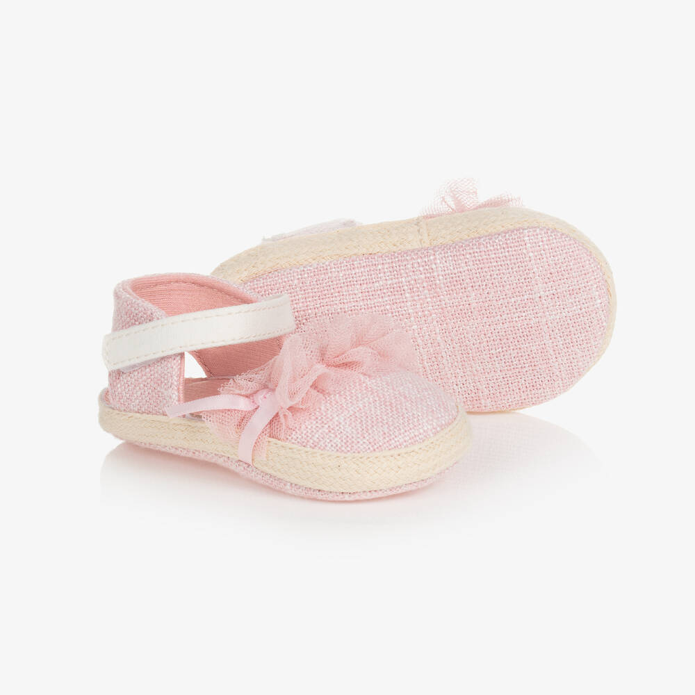 Mayoral - Baby Girls Pink Pre-Walker Espadrilles | Childrensalon