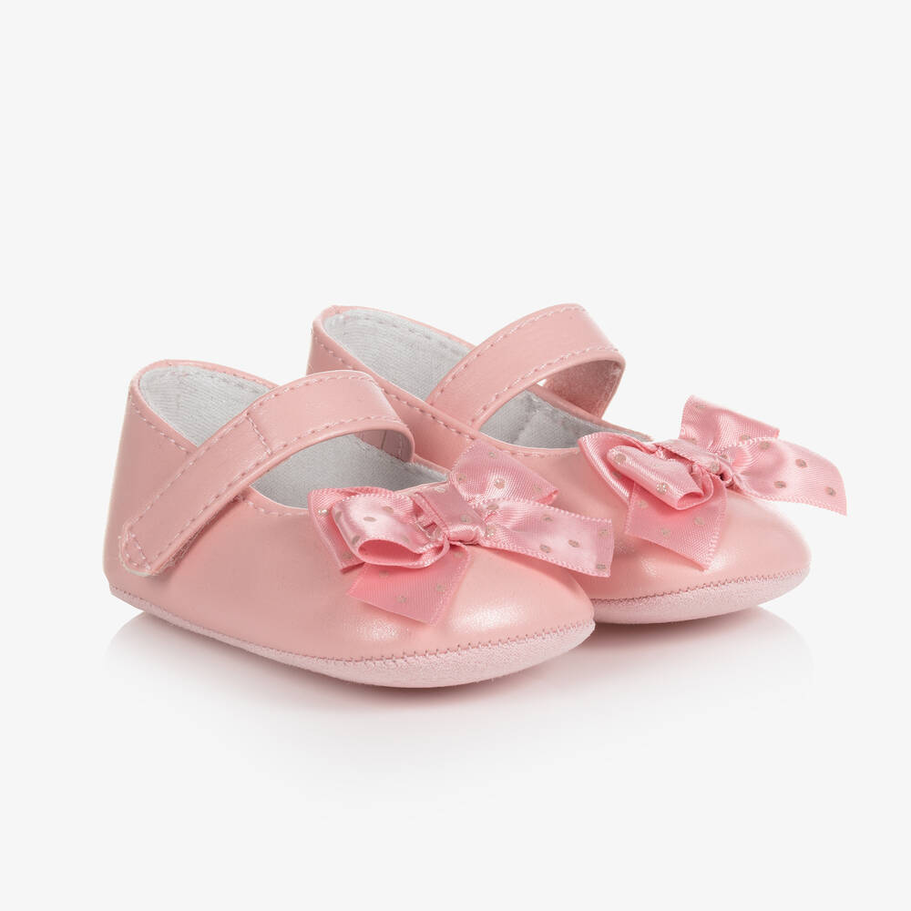 Mayoral-Розовые пинетки и повязка на голову | Childrensalon Outlet