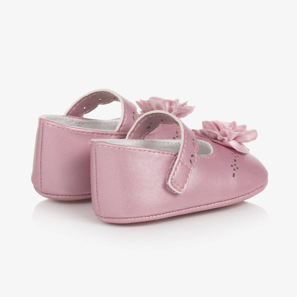 Mayoral-Baby Girls Pink Pre-Walker Shoes | Childrensalon Outlet