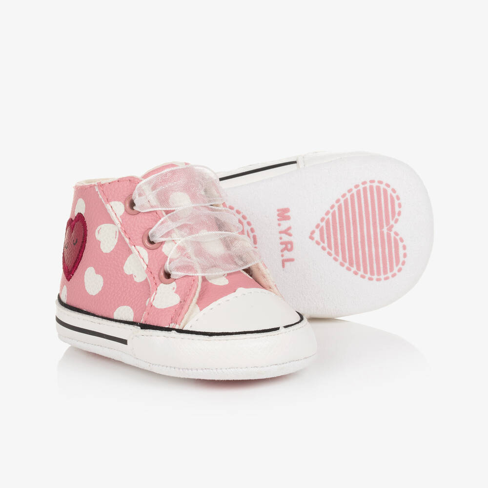 Mayoral - Rosa Krabbel-Sneakers für Babys | Childrensalon