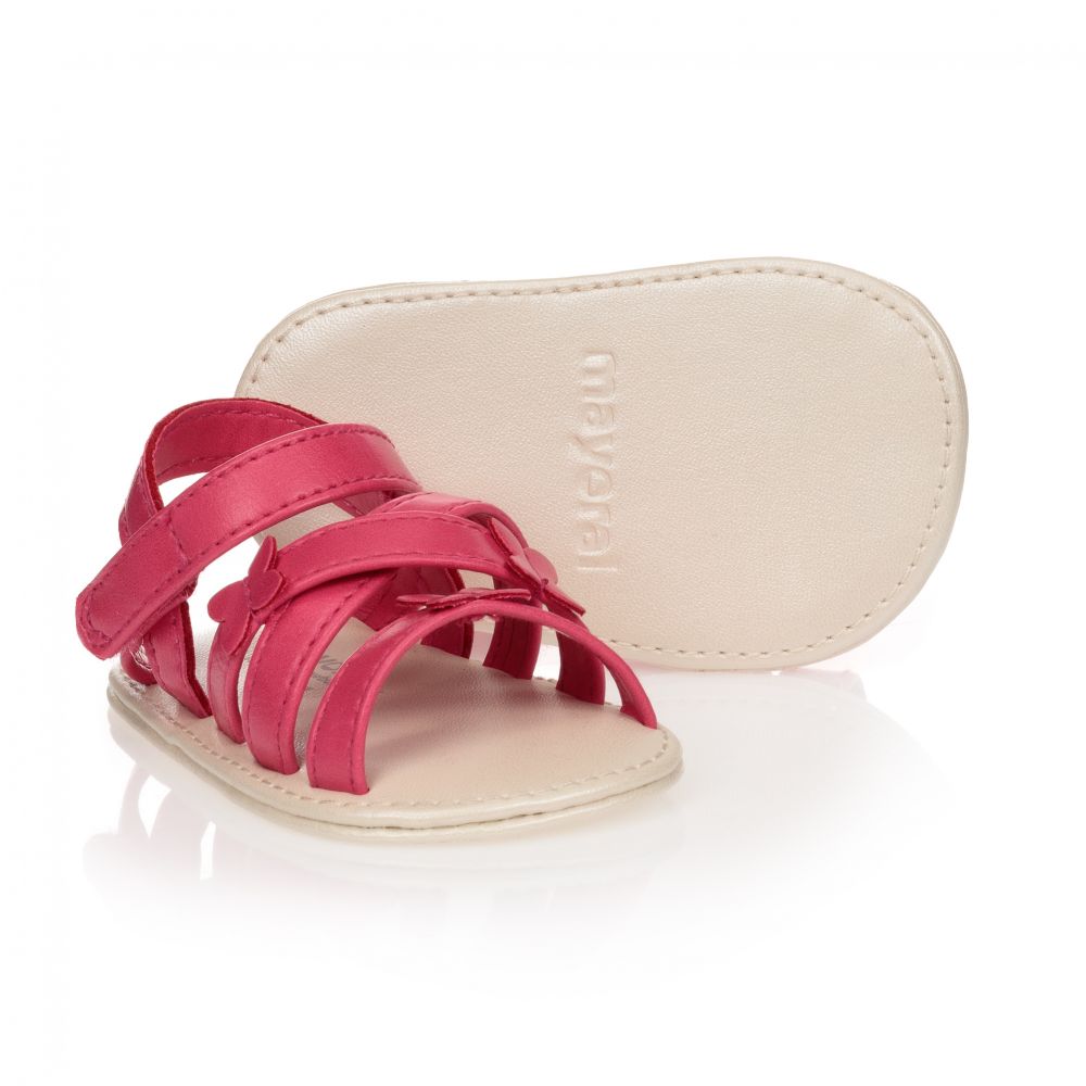 Mayoral Newborn - Baby Girls Pink Sandals | Childrensalon