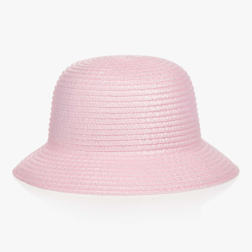 Mayoral-Розовая соломенная шляпка для малышек | Childrensalon Outlet