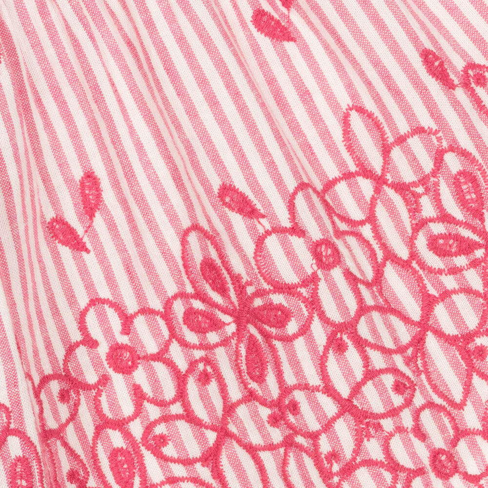Mayoral-Baby Girls Pink Striped Dress | Childrensalon Outlet