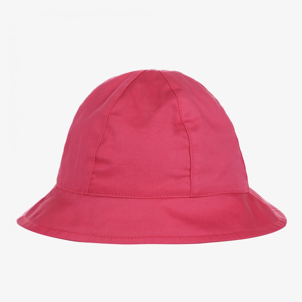 Mayoral - قبعة قطن مستدام لون زهري فيوشيا للمولودات | Childrensalon