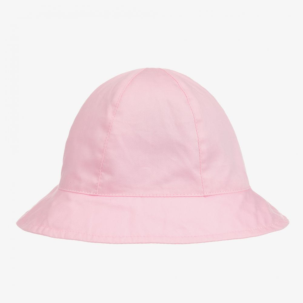 Mayoral - قبعة قطن مستدام لون زهري للمولودات | Childrensalon