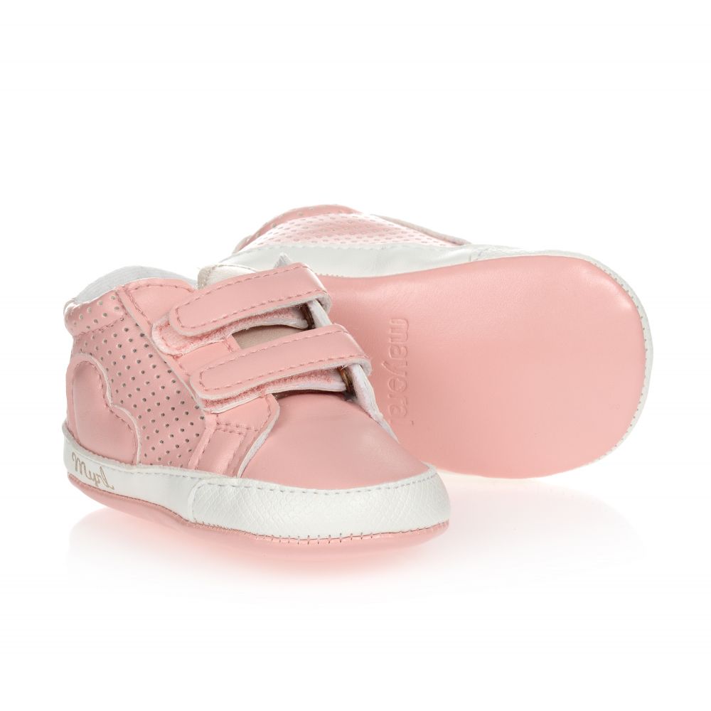 Mayoral Newborn - Baby Girls Pink Trainers | Childrensalon