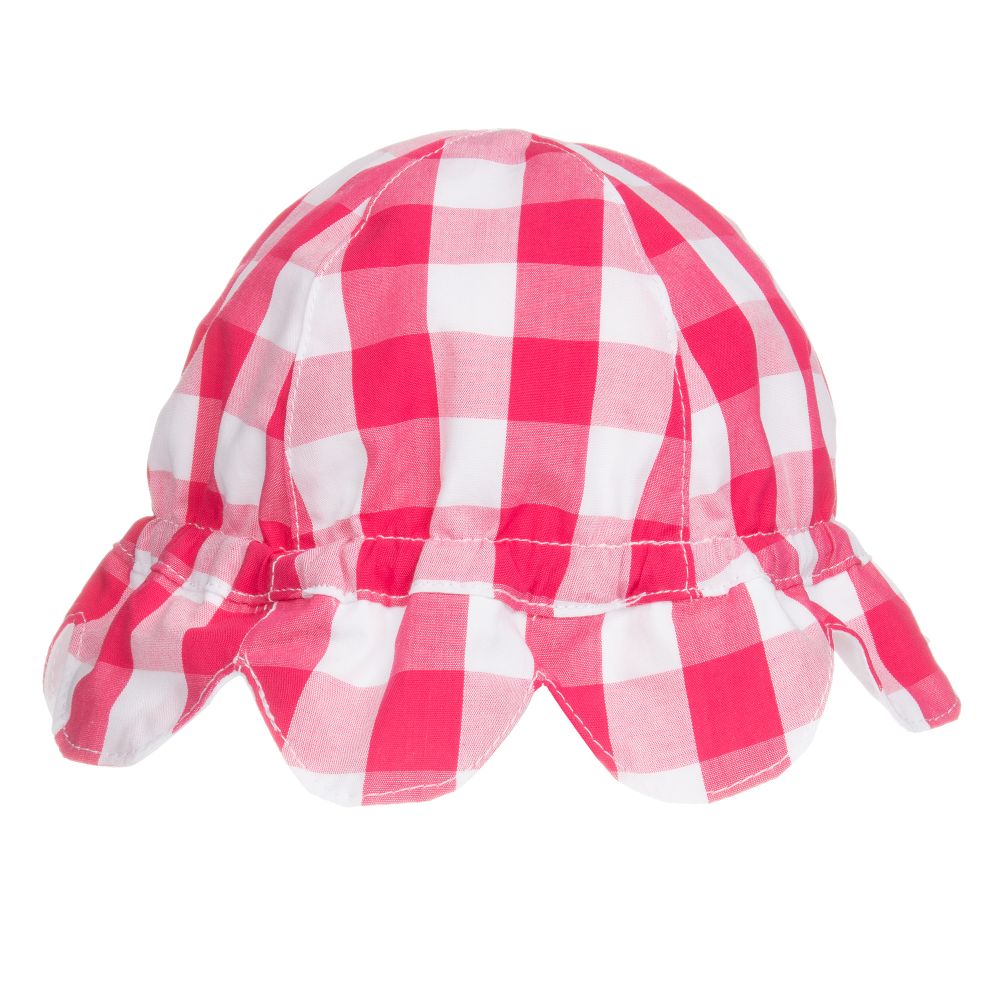 Mayoral Newborn-Baby Girls Pink & White Hat | Childrensalon Outlet