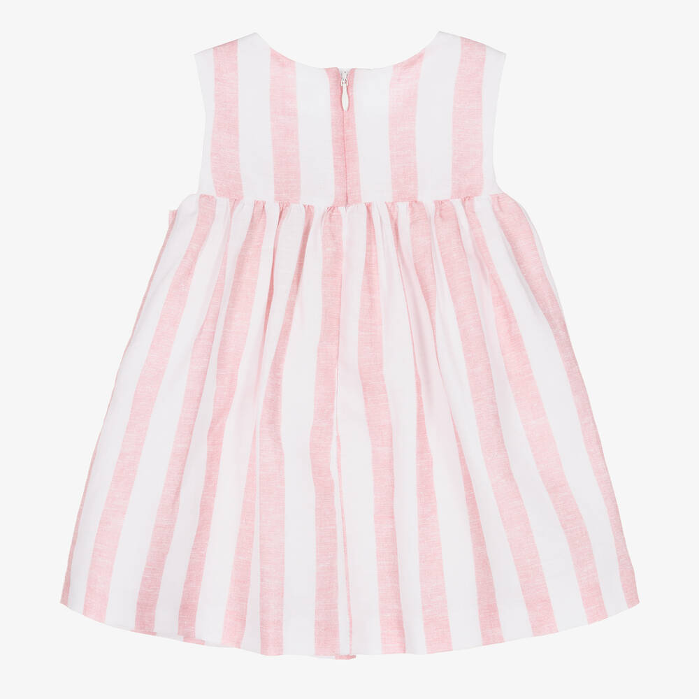 Pink and white striped sundress new arrivals