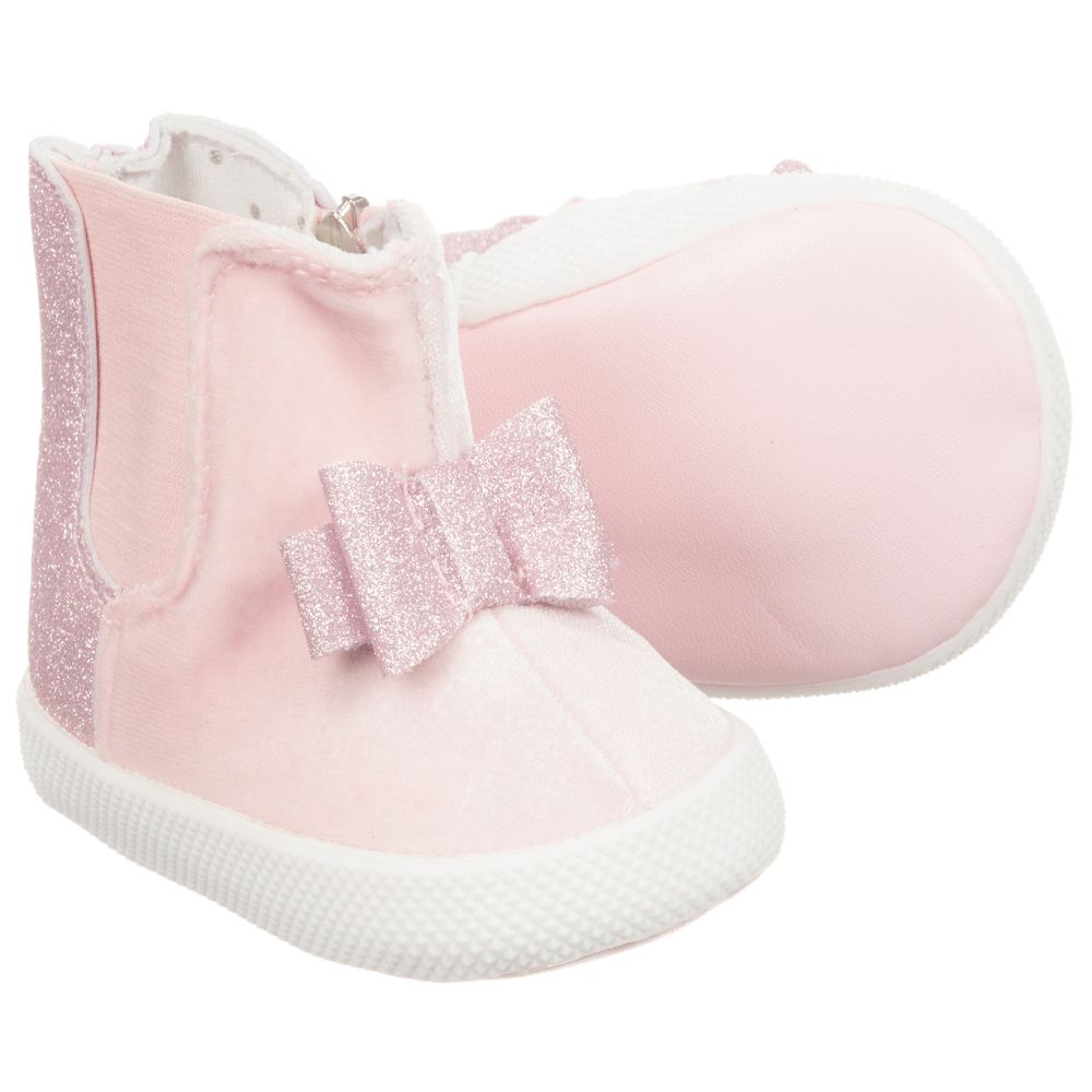 Mayoral Newborn - Baby Girls Pre-Walker Boots | Childrensalon