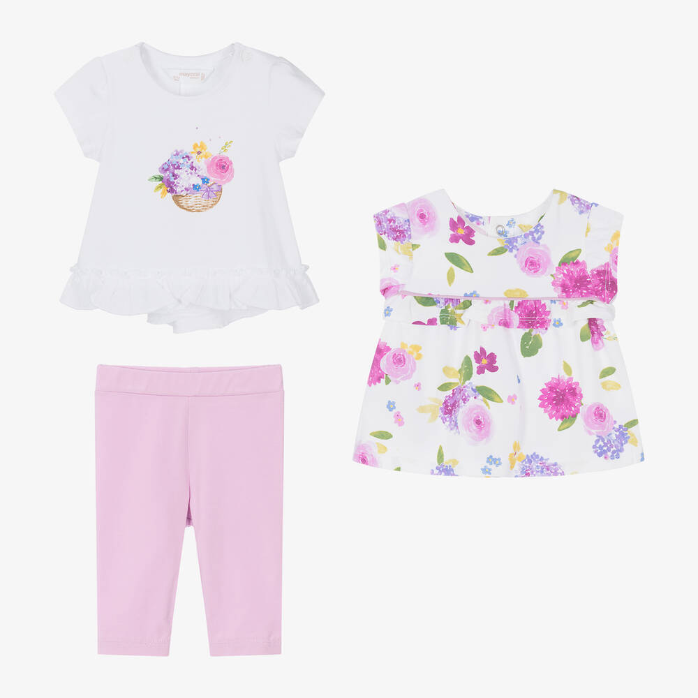 Ladies floral leggings clearance