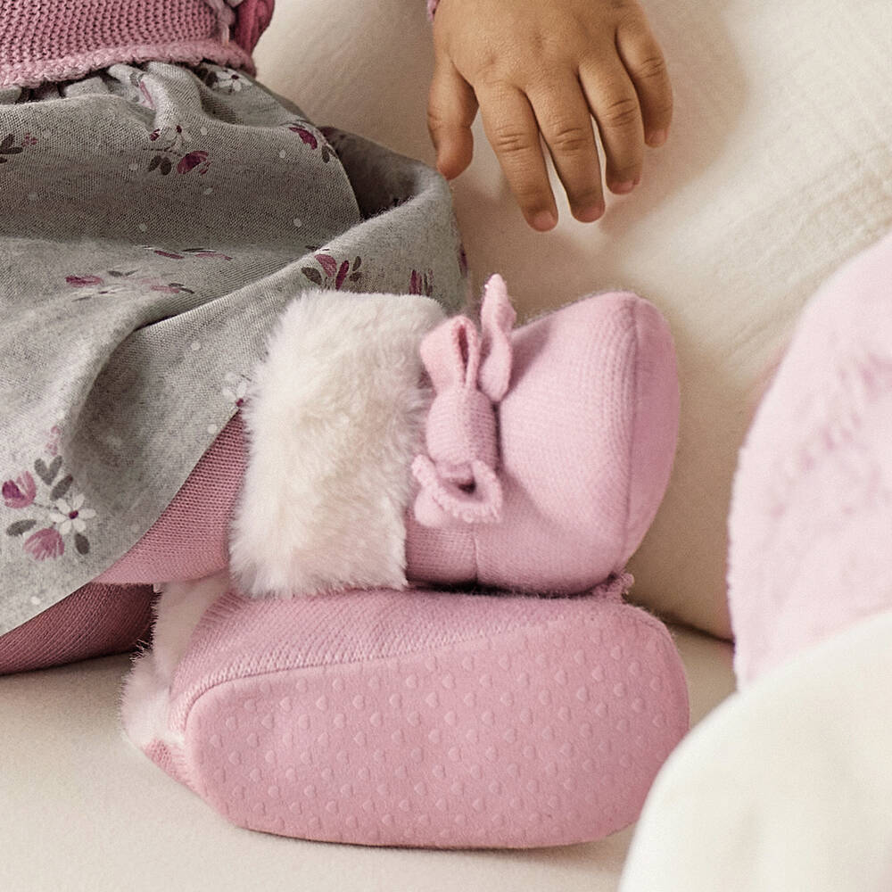 مايورال-حذاء أكريليك محبوك لون بنفسجي لمرحلة قبل المشي | Childrensalon Outlet