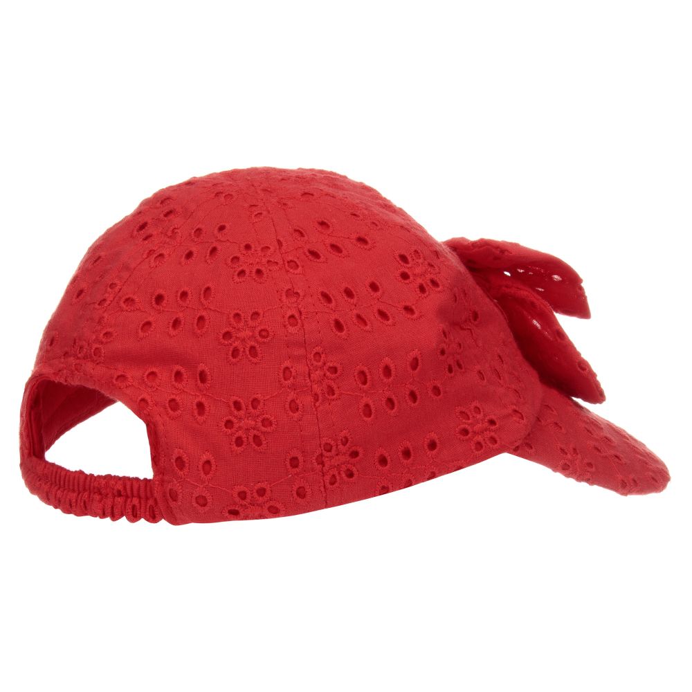 Mayoral-Красная хлопковая бейсболка для девочек | Childrensalon Outlet