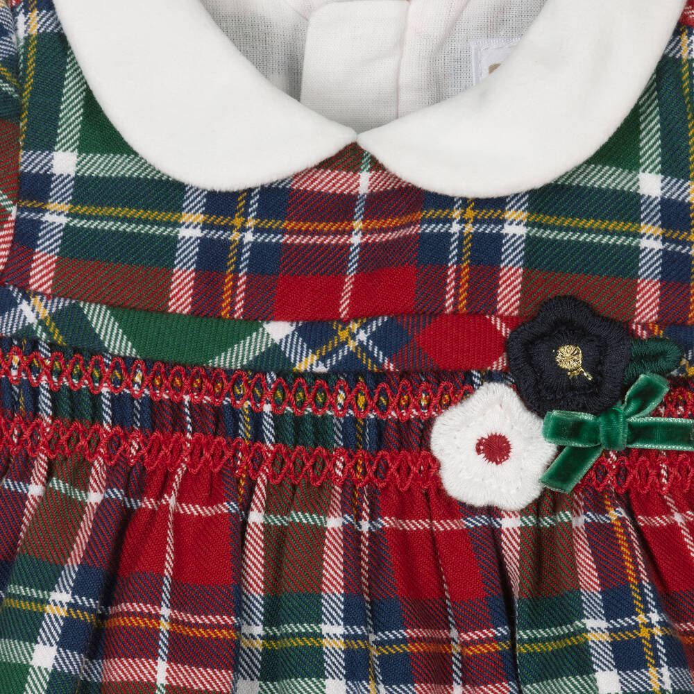 Mayoral-Baby Girls Red Cotton Dress | Childrensalon Outlet