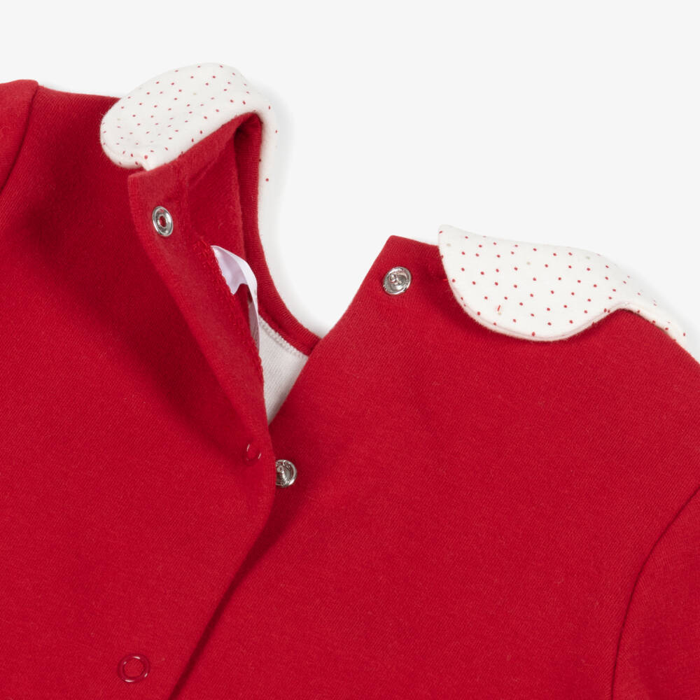 Mayoral Newborn-Baby Girls Red Cotton Jersey Leggings Set | Childrensalon Outlet