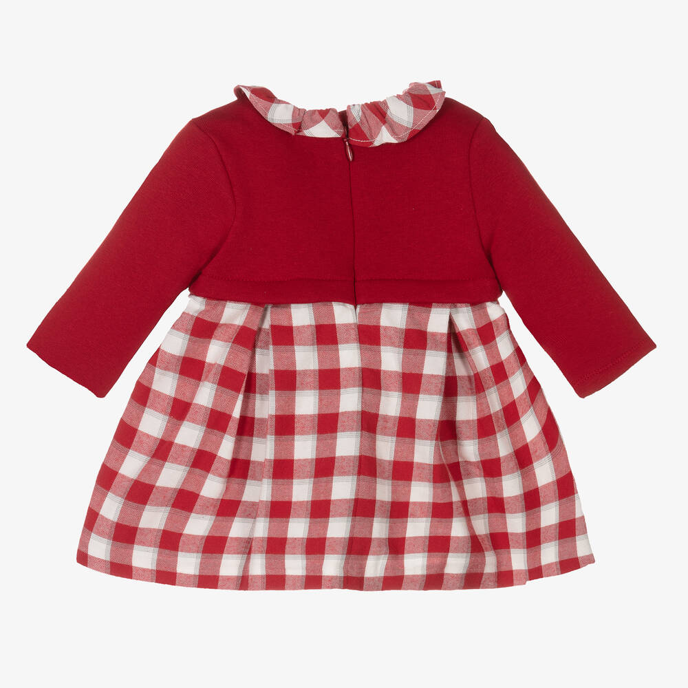 Mayoral Для новорожденных-Красное платье и колготки | Childrensalon Outlet