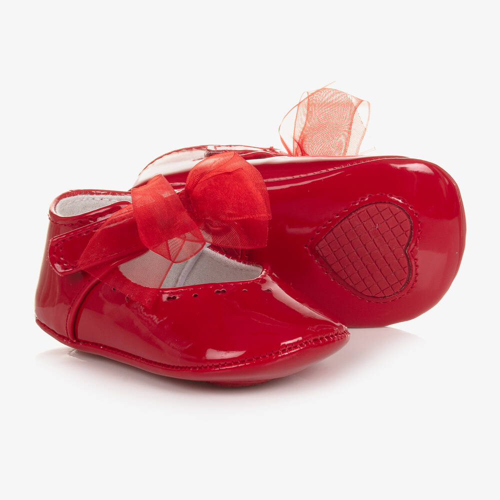 Mayoral - Baby Girls Red Pre-Walker Shoes | Childrensalon
