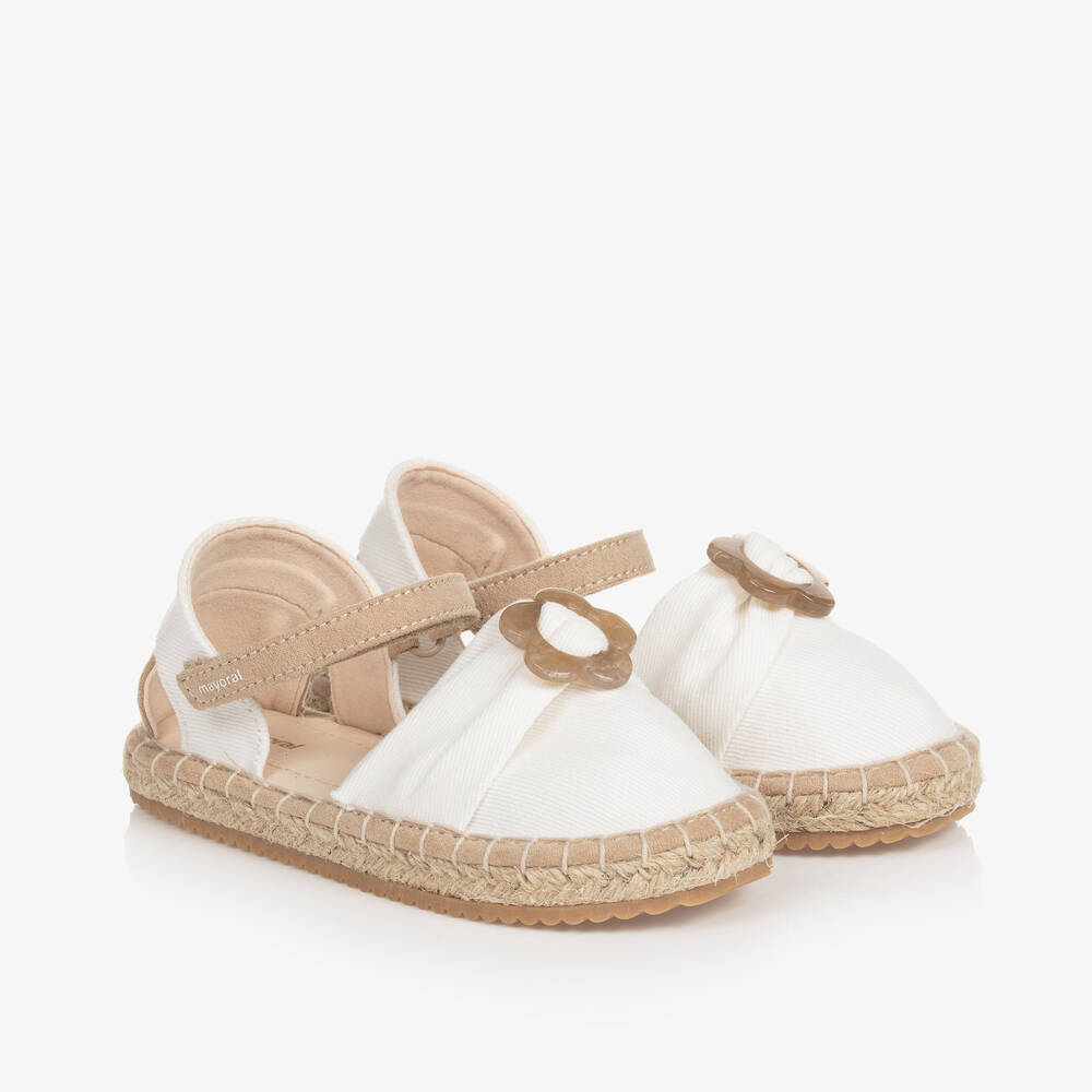 Girls white espadrilles best sale