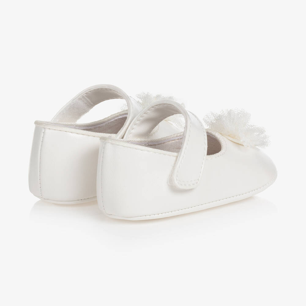 Mayoral-Baby Girls White Pre-Walker Shoes | Childrensalon Outlet