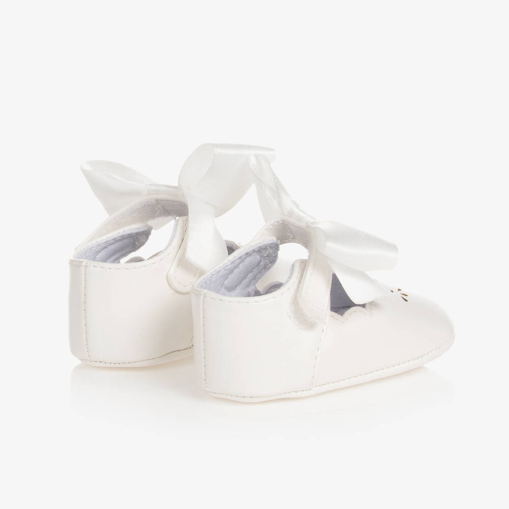Mayoral Baby Girls White PreWalker Shoes Childrensalon Outlet