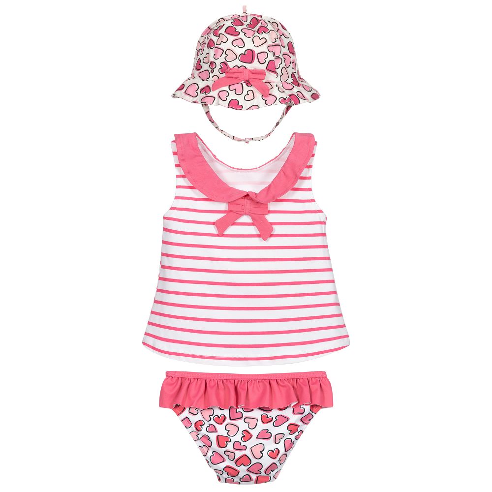Mayoral Newborn Baby Pink Beach Dress Set Childrensalon Outlet