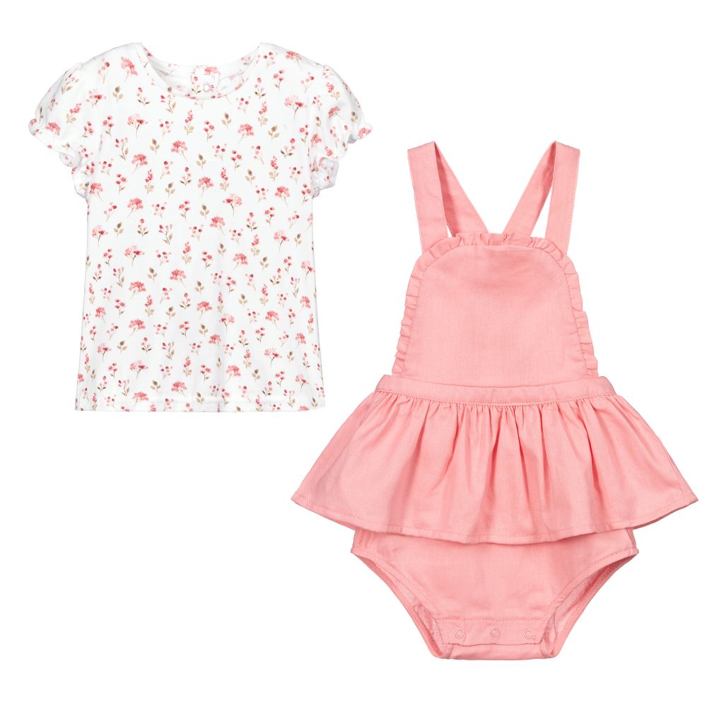 Light pink store pinafore dress