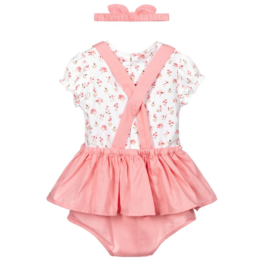 Light pink pinafore dress discount