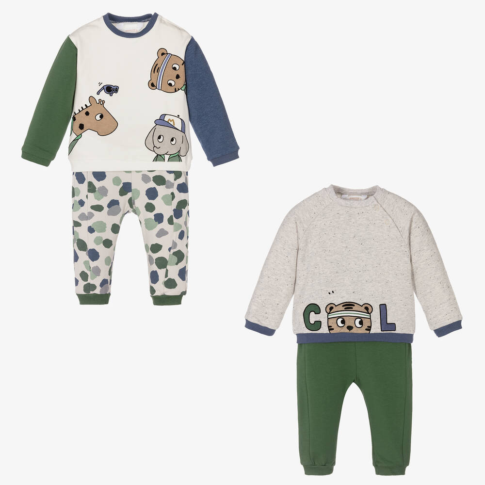 Mayoral Newborn - Baby Trouser Sets (2 Pack) | Childrensalon