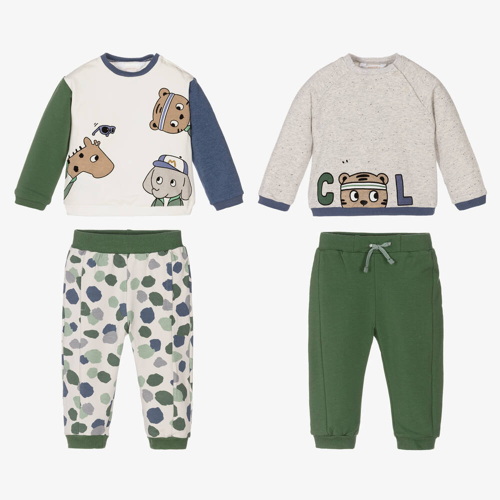 Mayoral Newborn-Baby Trouser Sets (2 Pack) | Childrensalon Outlet
