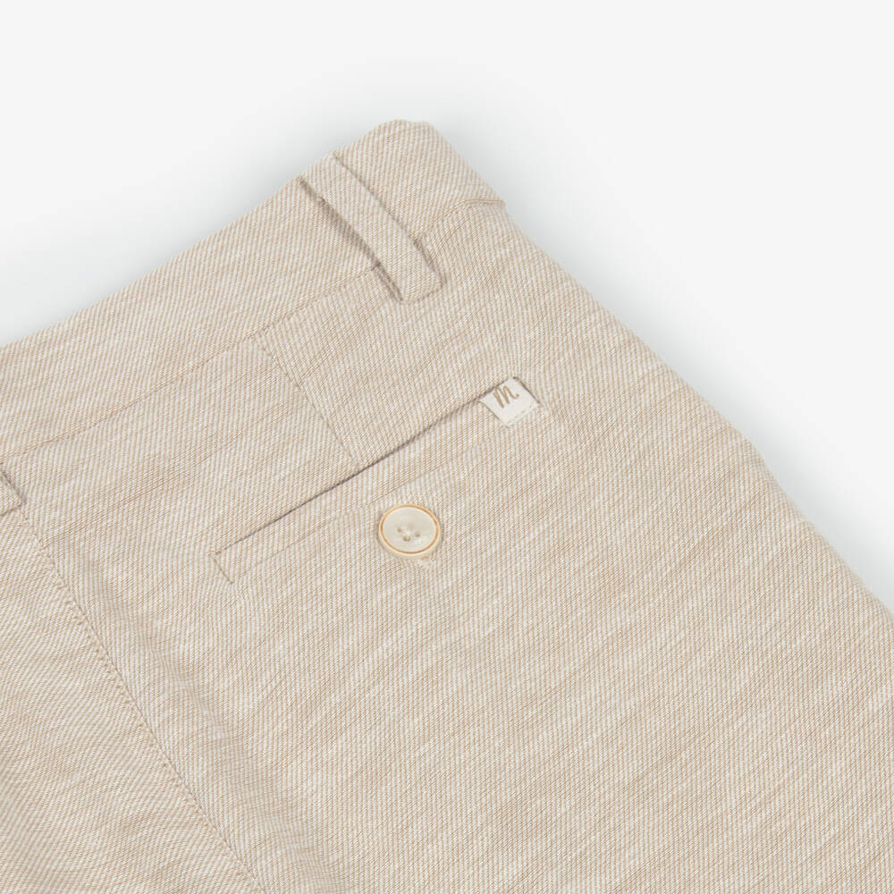 Mayoral-بنطلون بيج للأولاد من مزيج الكتان | Childrensalon Outlet