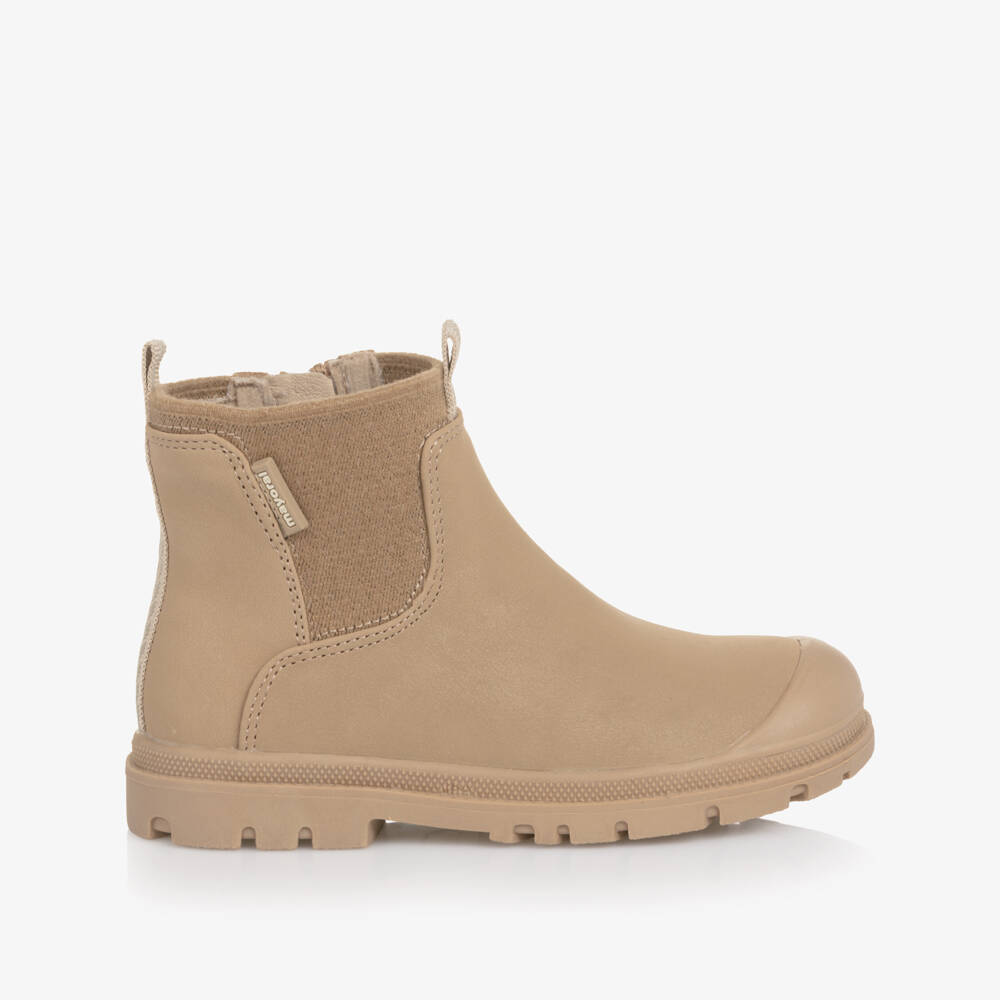 Mayoral-Beige Chelsea Boot | Childrensalon Outlet