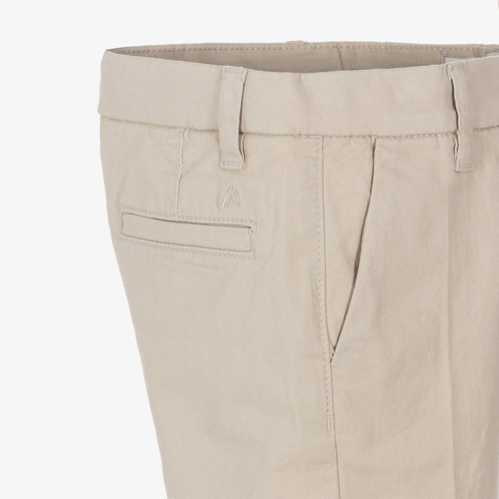 Mayoral-Beige Chino Shorts | Childrensalon Outlet