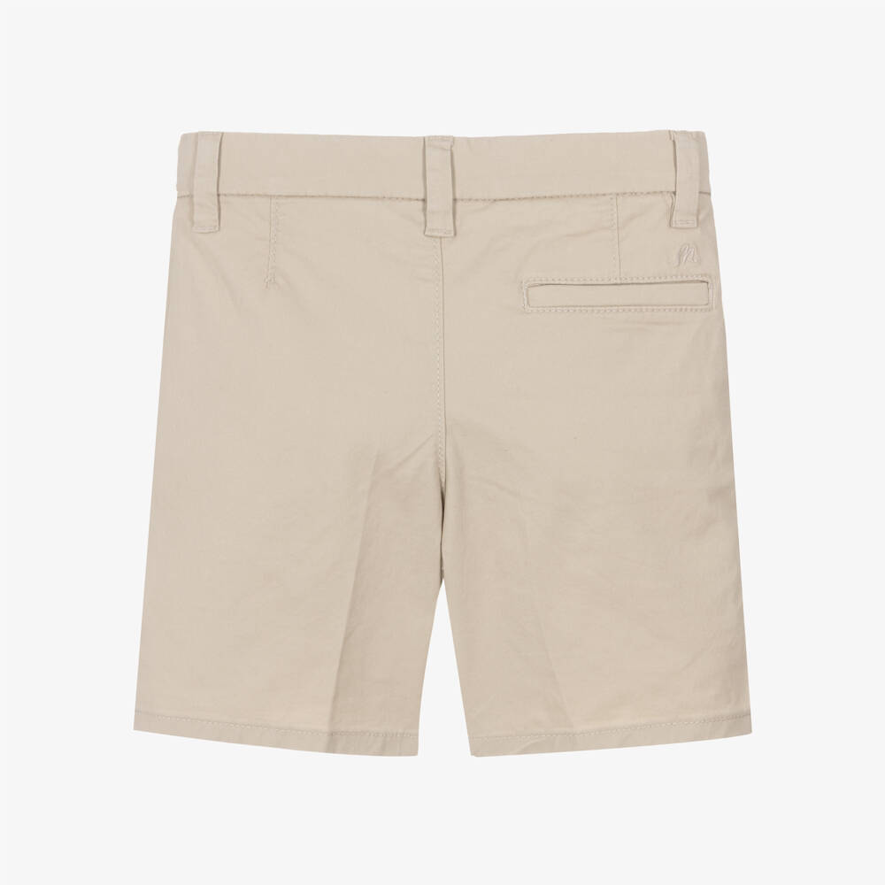 Mayoral-Beige Chino Shorts | Childrensalon Outlet