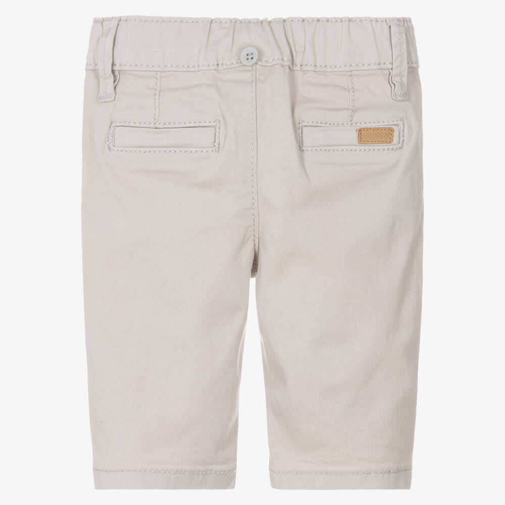 Mayoral Newborn-Beige Chino Trouser With Braces | Childrensalon Outlet
