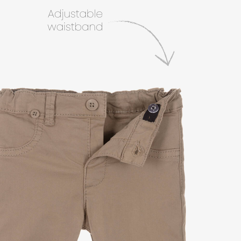 Mayoral Для новорожденных-Beige Chino Trousers | Childrensalon Outlet