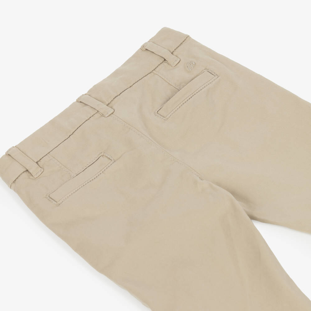 Mayoral-Beige Chino Trousers | Childrensalon Outlet
