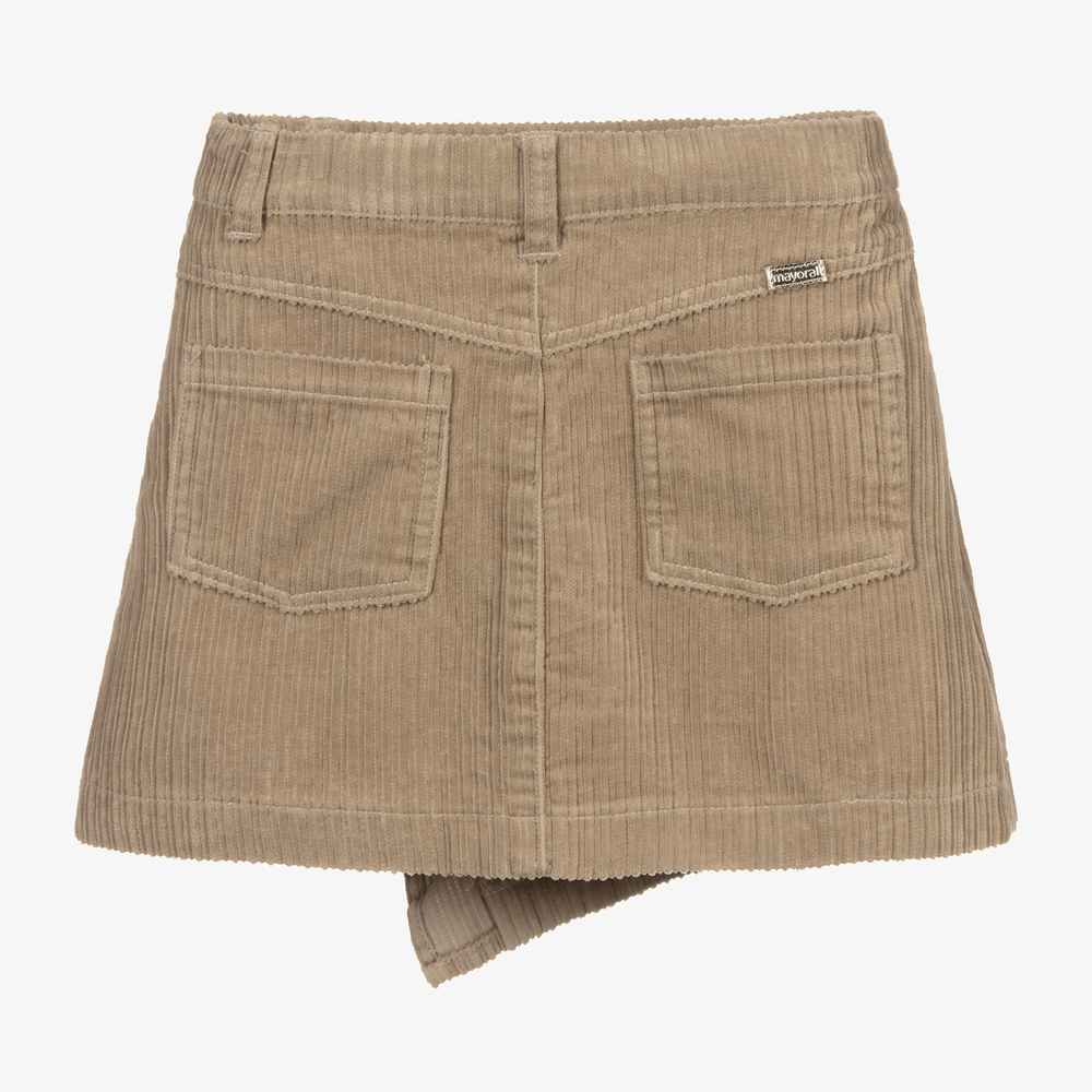Beige online corduroy skirt