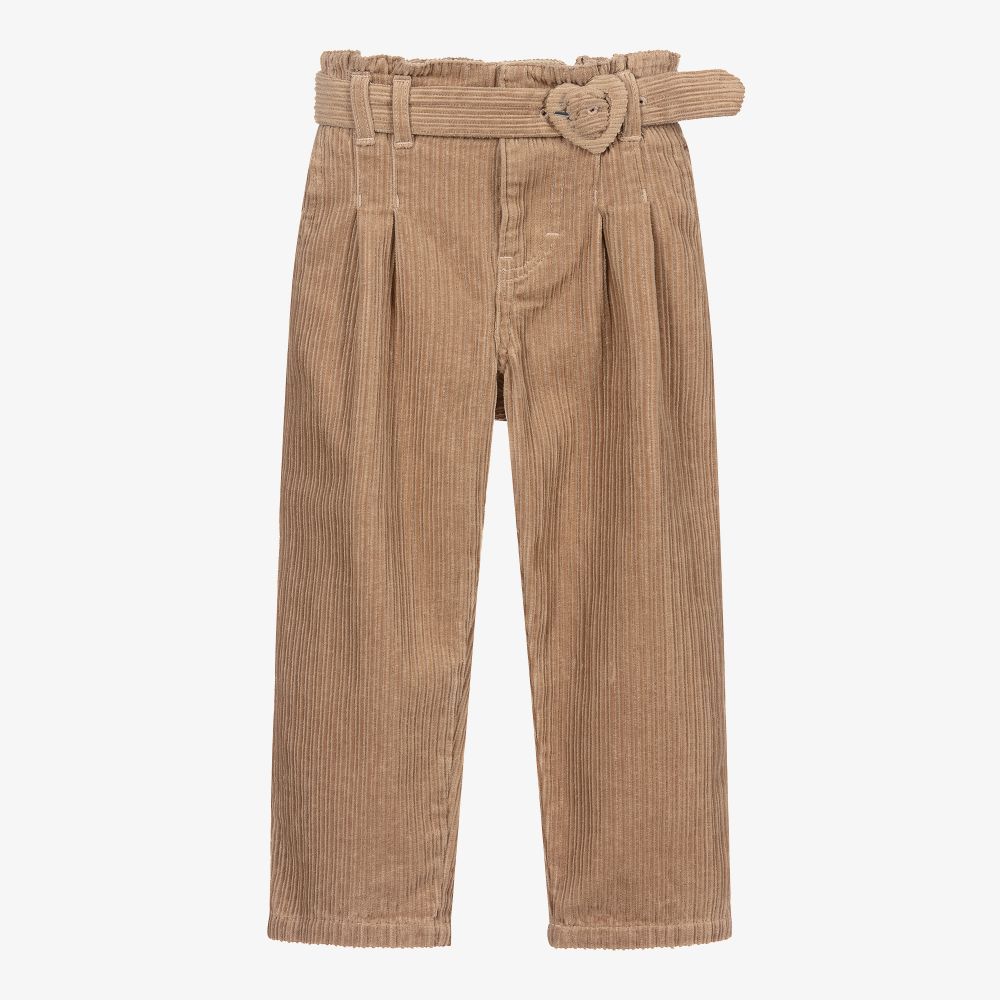 Mayoral - Бежевые вельветовые брюки | Childrensalon