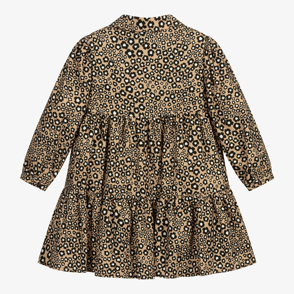 Mayoral-Бежевое платье в цветочек | Childrensalon Outlet