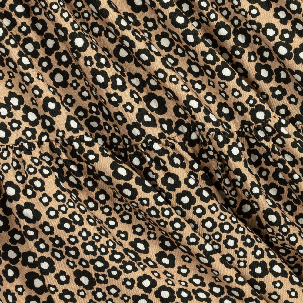 Mayoral-Бежевое платье в цветочек | Childrensalon Outlet