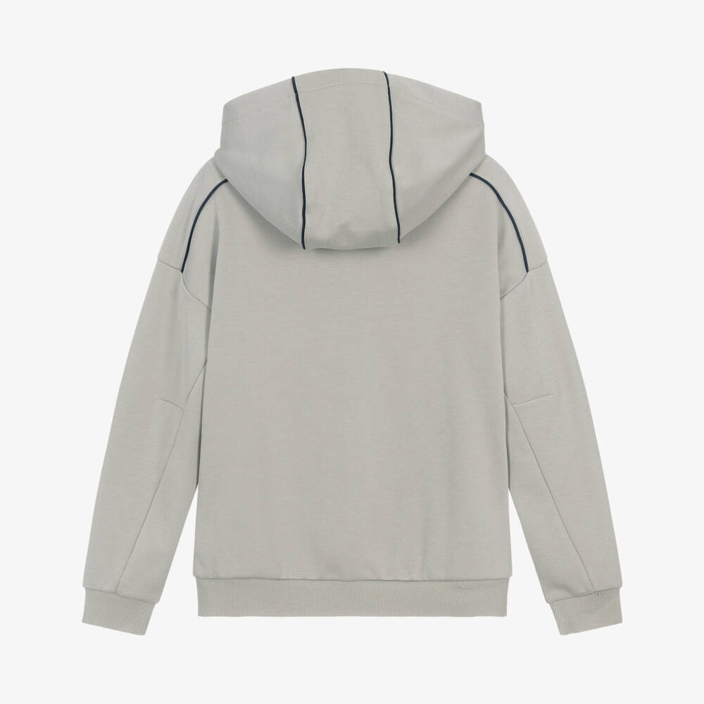 Mayoral Nukutavake-Beige Hooded Zip Up | Childrensalon Outlet