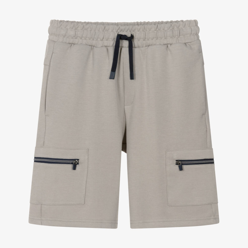 Mayoral Nukutavake-Beige Jersey Short | Childrensalon Outlet