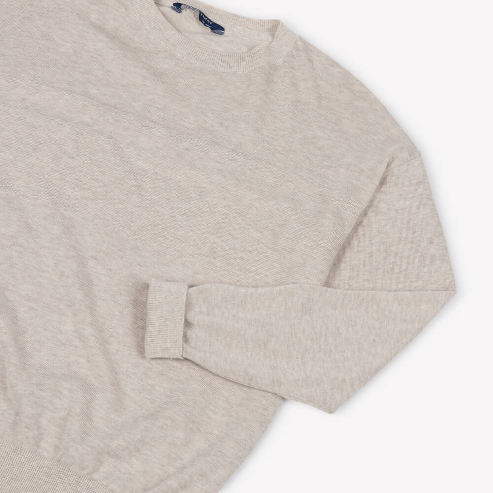 Mayoral Nukutavake-Beige Knit Sweater | Childrensalon Outlet