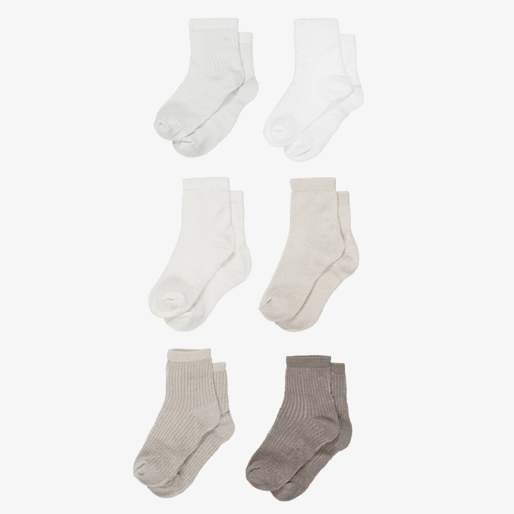 Mayoral Newborn-Beige Multipack Sock | Childrensalon Outlet