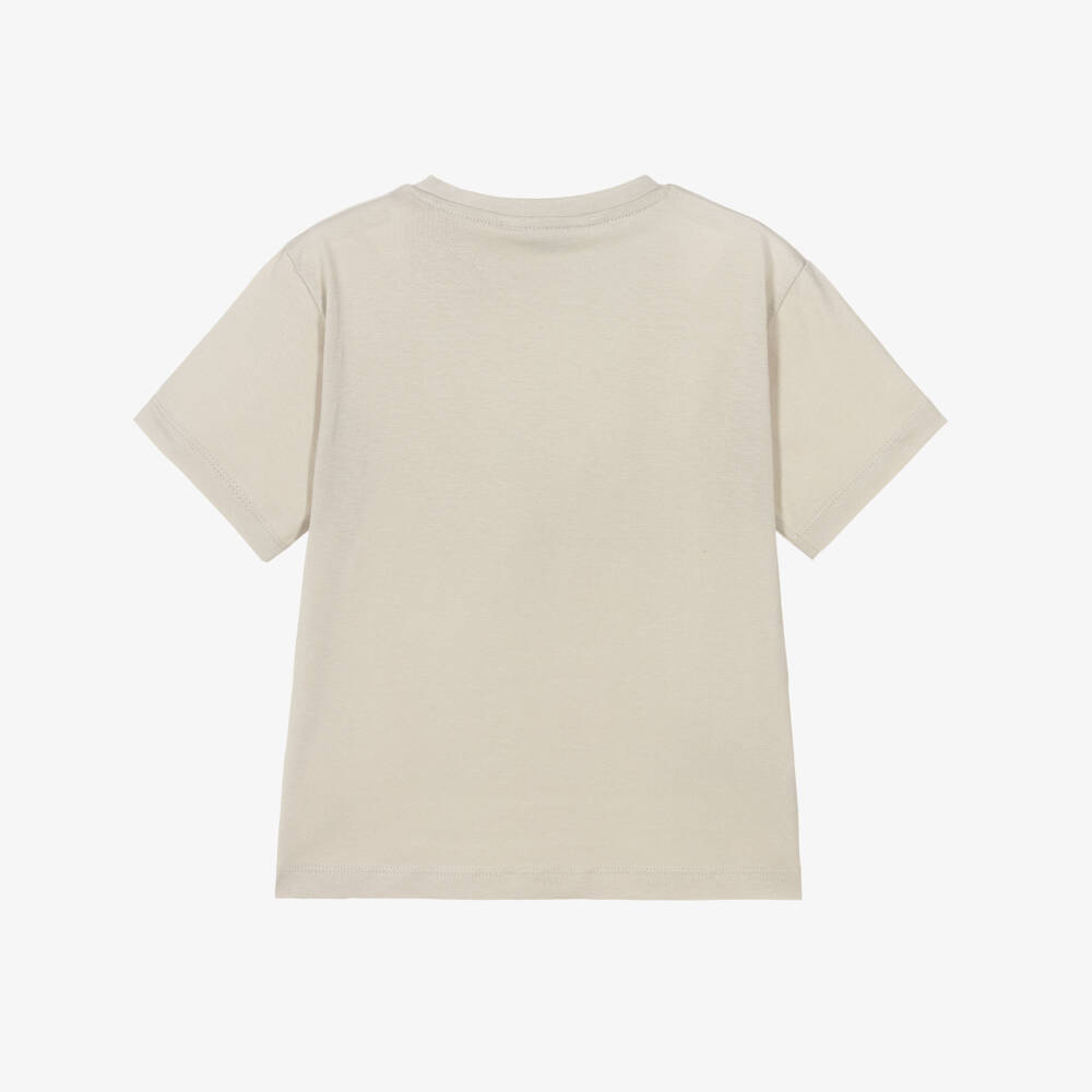Mayoral-Beige T-shirt | Childrensalon Outlet