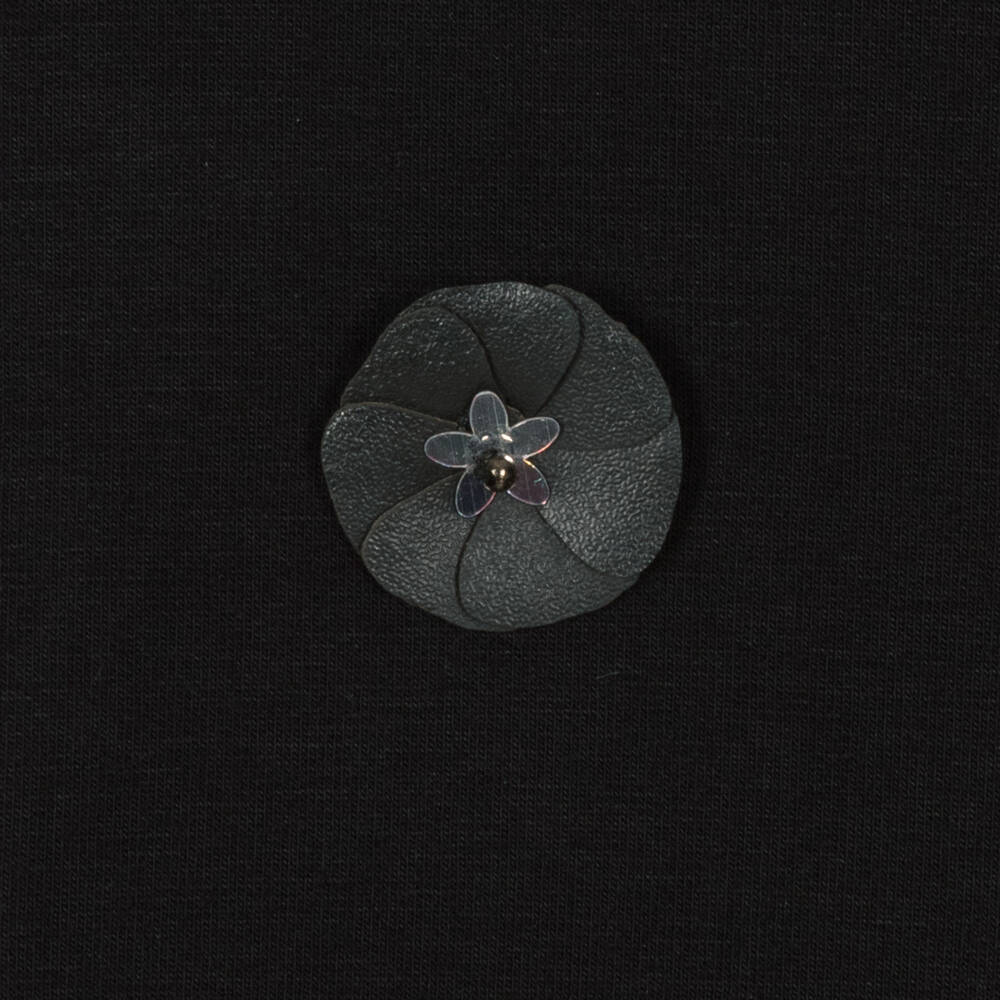 Mayoral-سويتشيرت فيسكوز جيرسي لون أسود للبنات | Childrensalon Outlet