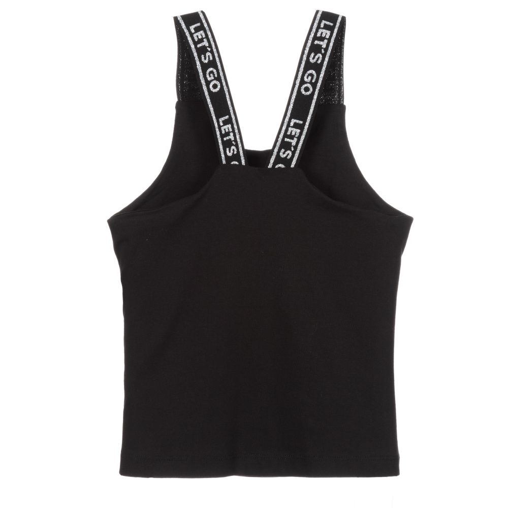 Mayoral-Черная спортивная майка из хлопка | Childrensalon Outlet