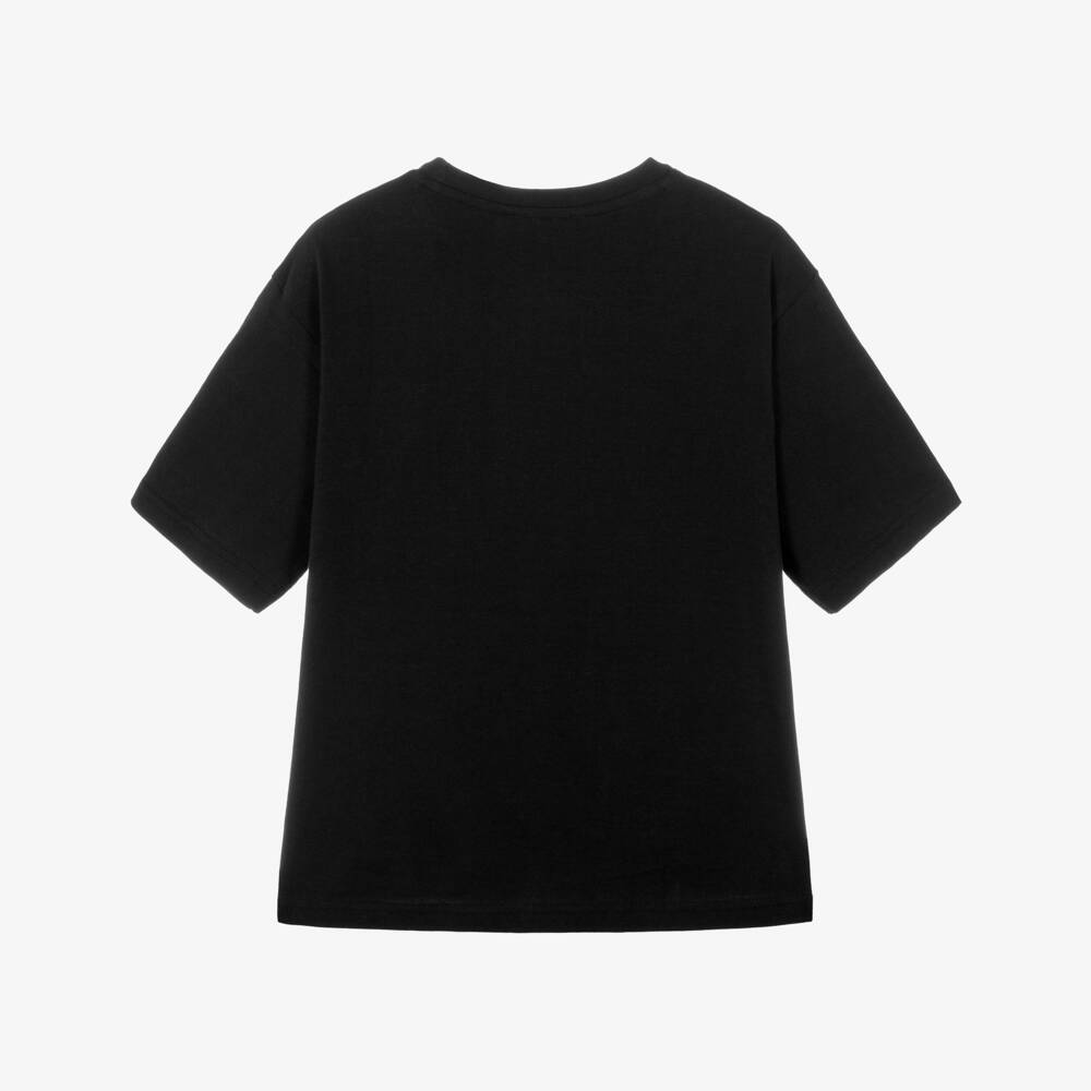 Mayoral Nukutavake-Black Football Print Tshirt | Childrensalon Outlet