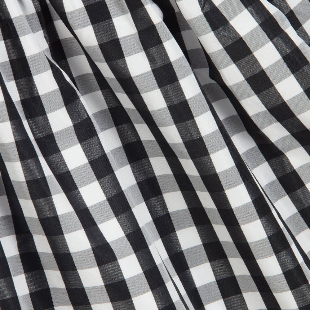 Mayoral-Black Gingham Dress | Childrensalon Outlet