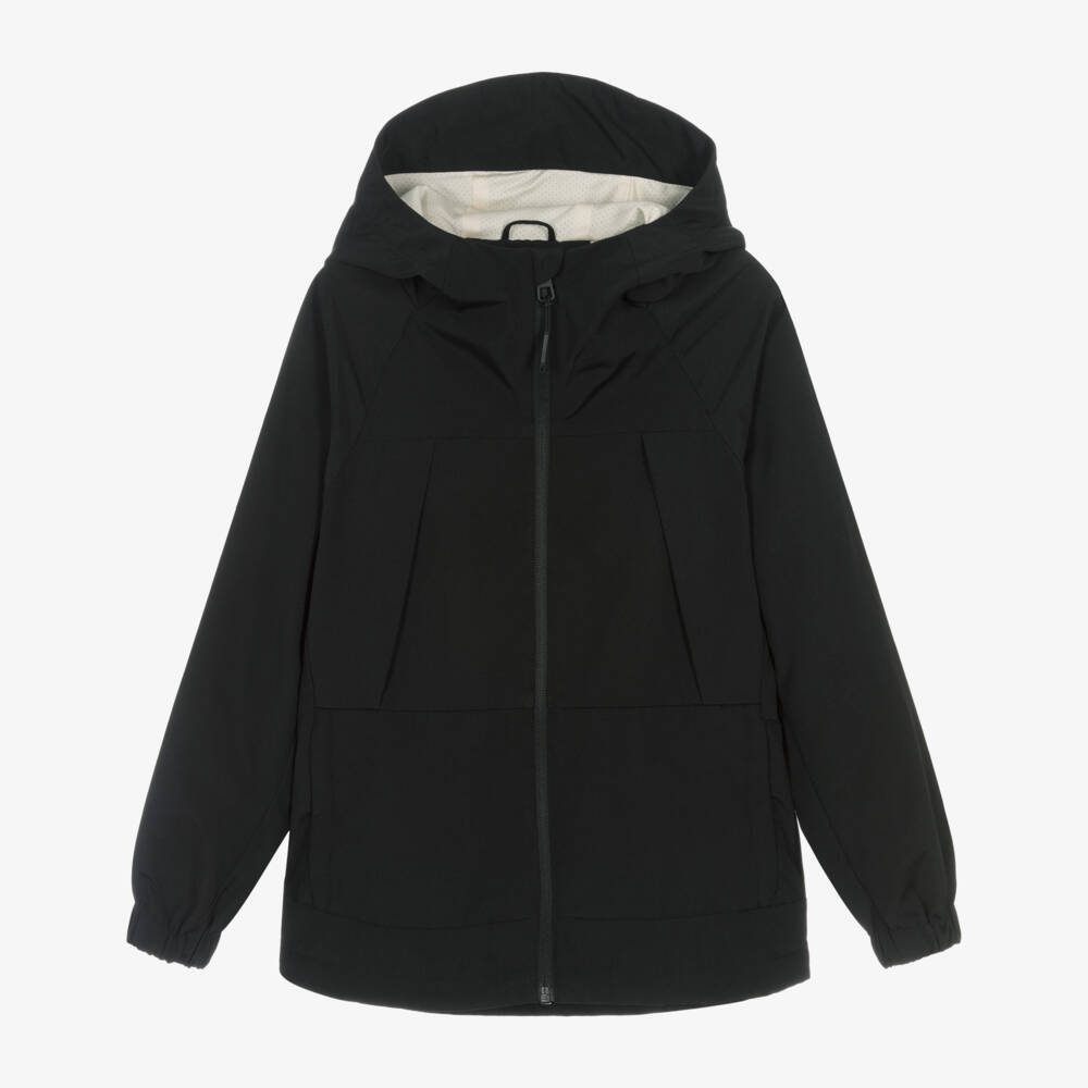 Mayoral Nukutavake-Black Hooded Jacket | Childrensalon Outlet