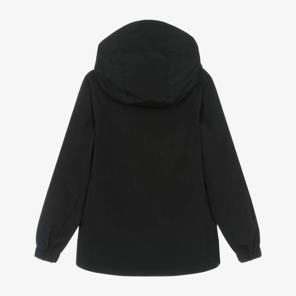 Mayoral Nukutavake-Black Hooded Jacket | Childrensalon Outlet